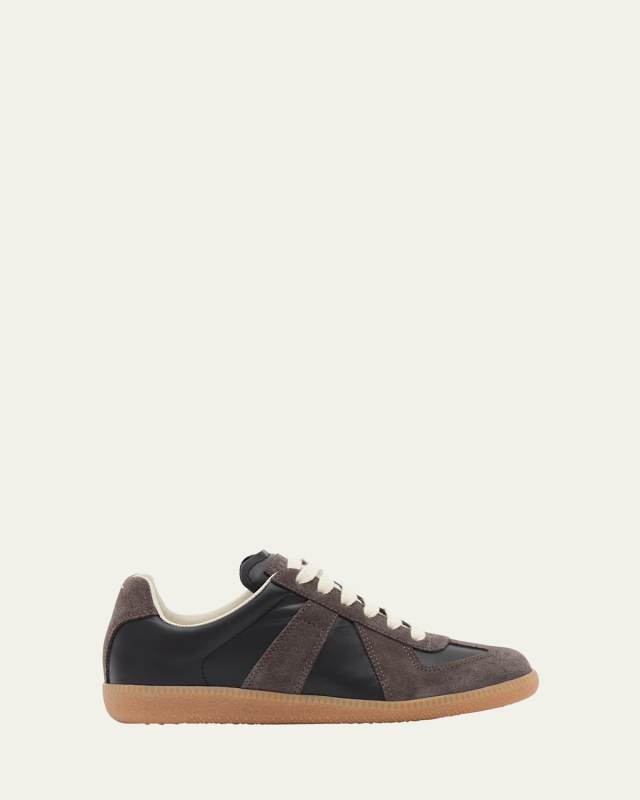 Replica Suede & Leather Sneakers
